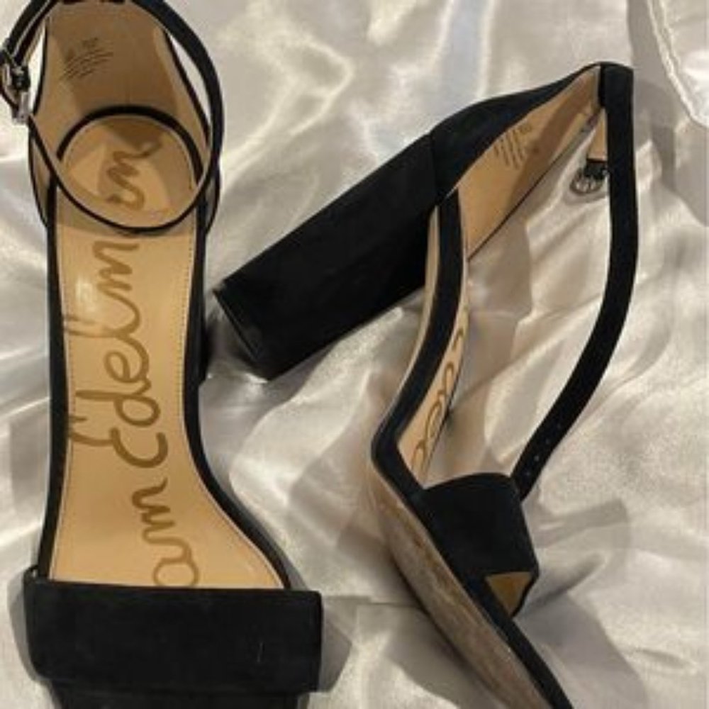 SAM EDELMAN SIZE 9 BLACK WOMENS SHOES